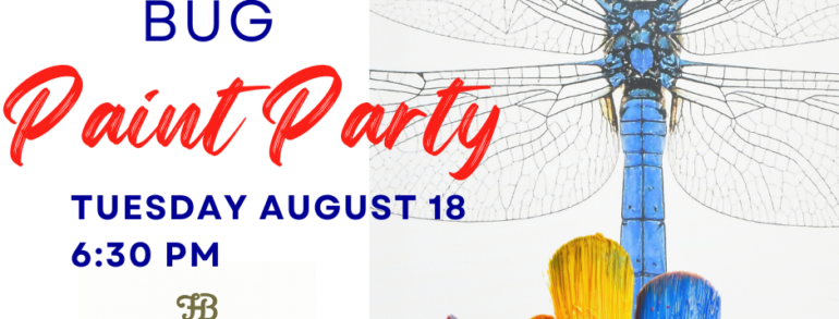 Bug Paint Party at The Hop